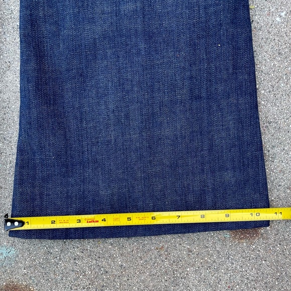 7 For All Mankind 7FAM Center Front Seam Jeans y2k Vintage Style 26 bootcut wide - Picture 6 of 7